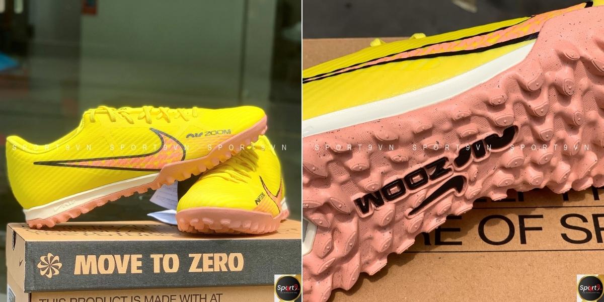 Giày bóng đá Nike Zoom Mercurial Vapor 15 Academy TF Lucent - Màu vàng - DJ5635-780